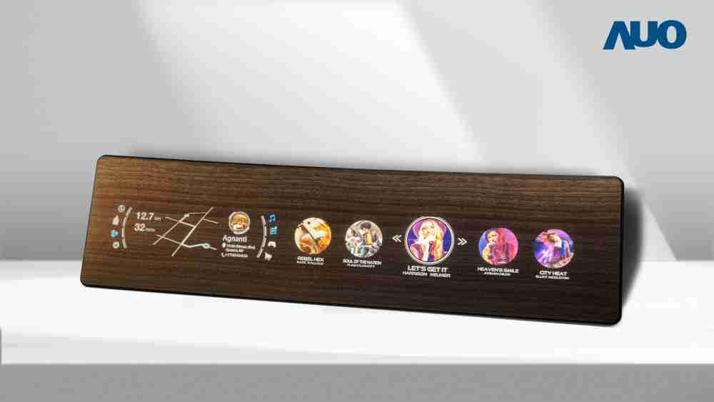 尊龙集团研发全球最高穿透度达80%的AmLED木纹显示器，，，，可于使用时呈现高亮度、、清晰可见的信息，，并在不使用时回归为单纯的饰板，，，，节能兼具美观